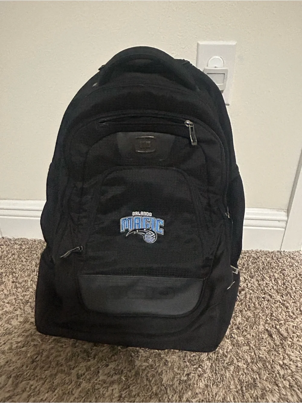 Orlando Magic Black Ogio Rolling Backpacm